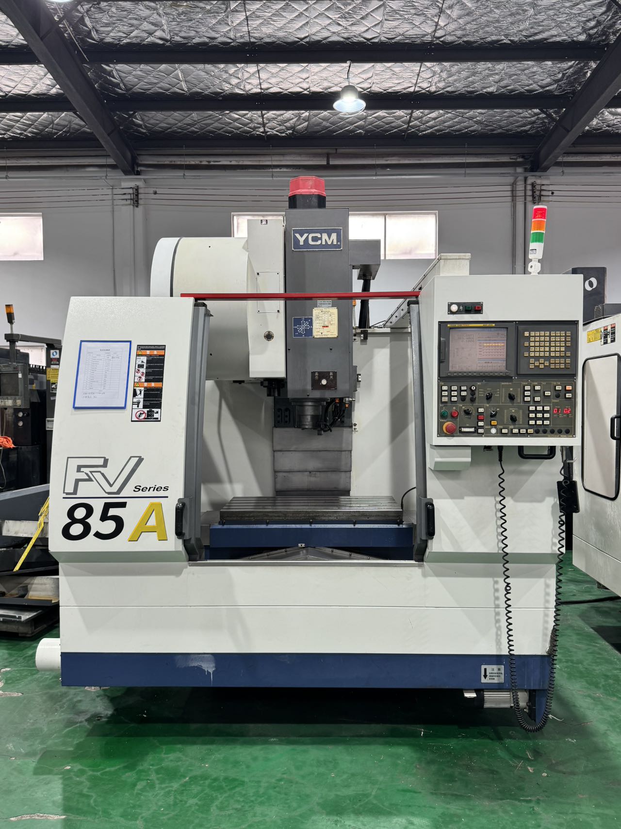 台湾永进 YCM FV85A 立式加工中心